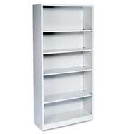 HON 6ft Bookcase (Light Grey)